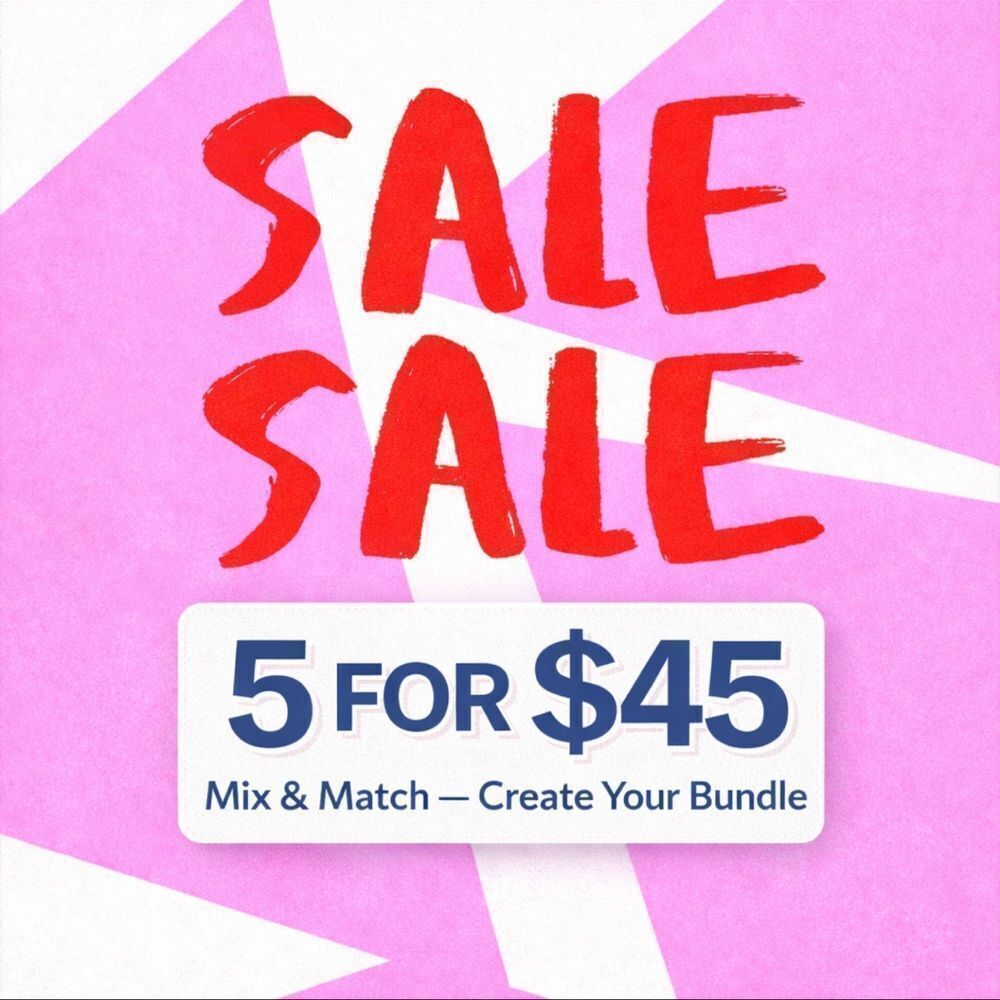 🎉 5 for $45 🎉 Mix & Match Bundle Deal